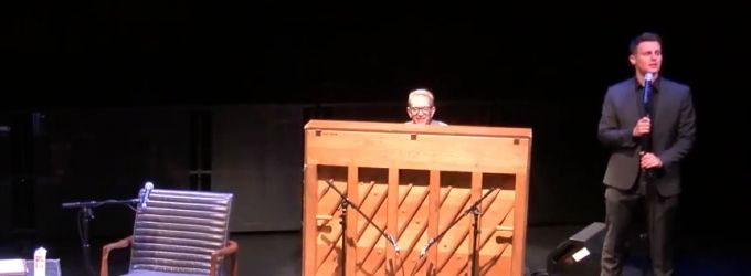 STAGE TUBE: HAMILTON's Jonathan Groff Sings from A NEW BRAIN at Curran Video