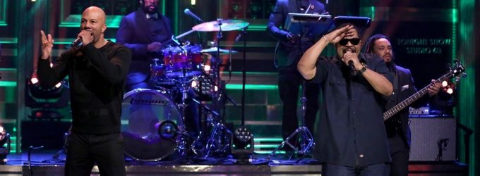 VIDEO: Common Shows Off Break Dance Moves; Performs with Ice Cube on TONIGHT Video
