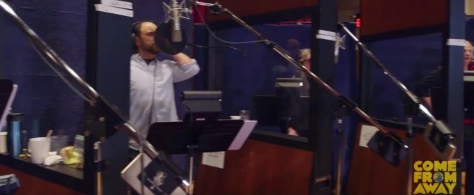 STAGE TUBE: Sneak Peek Inside the Studio for the COME FROM AWAY Cast Album Video