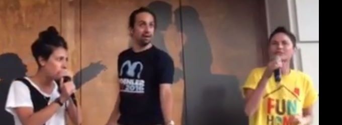 STAGE TUBE: FUN HOME's Beth Malone and Roberta Colindrez Crash HAMILTON's #Ham4Ham… Video