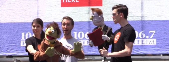 TV: The Puppets of AVENUE Q Invade Bryant Park! Video