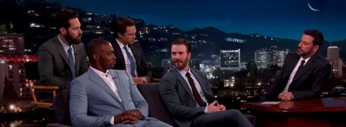 VIDEO: Stars of CAPTAIN AMERICA: CIVIL WAR Visit 'Jimmy Kimmel Live'! Video