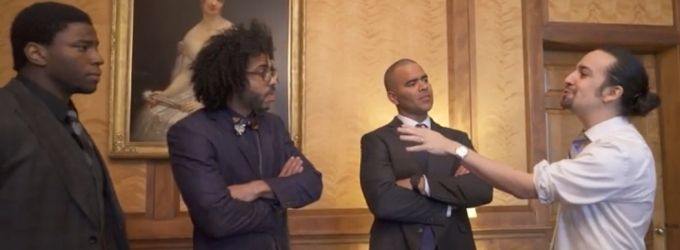 STAGE TUBE: Lin-Manuel Miranda Does WEST WING-Style 'Walk & Talk' Scene for #Ham4Ham Video