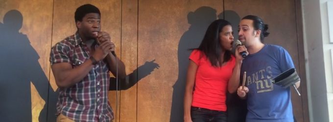 STAGE TUBE: HAMILTON's Okieriete Onaodowan Goes 'Over The Moon' at #Ham4Ham Lottery Video