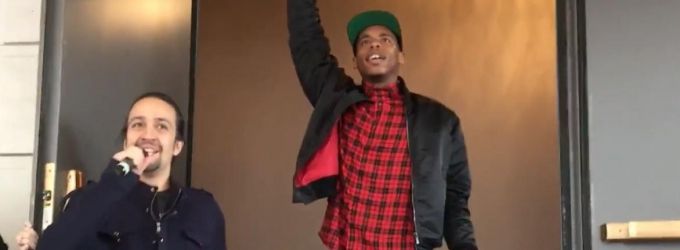 STAGE TUBE: Lil Buck Breaks Down New 'Schuyler Sisters' Remix at #Ham4Ham! Video
