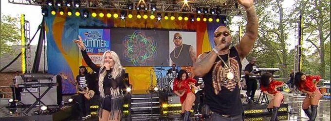 VIDEO: Flo Rida Performs 'Wild One', 'My House' on GMA Summer Concert Series Video