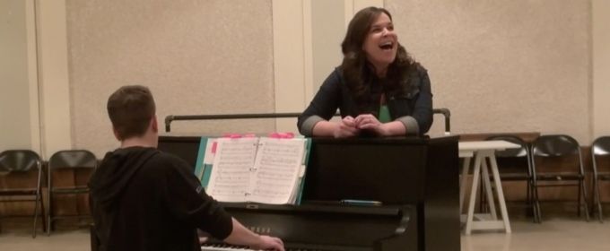 TV: Go Inside Rehearsal for Encores! THE GOLDEN APPLE with Lindsay Mendez, Ashley… Video