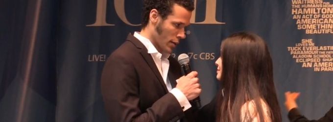 TV: Julia Udine and Jordan Donica Sing a PHANTOM Classic at Stars in the Alley! Video