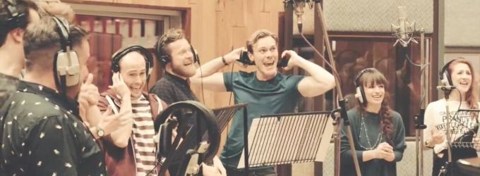 TV: Behind the Scenes and in the Booths for the ELF Original London Cast Recording Video