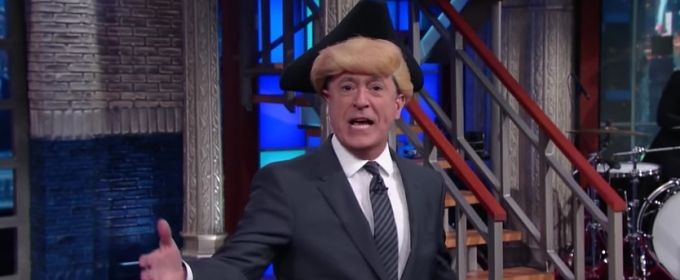 VIDEO: Stephen Colbert Presents Trump vs. HAMILTON-Inspired Hip Hop Musical! Video