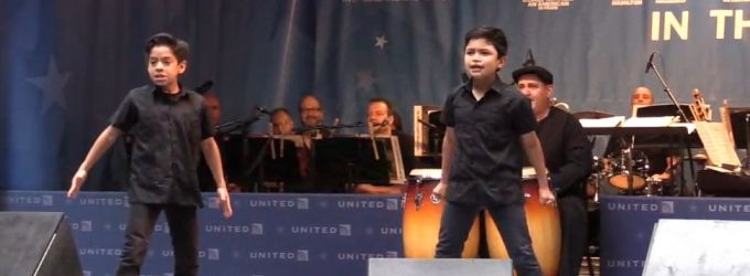 TV: The Boys of ON YOUR FEET! Conga Over to Stars on the Alley! Video