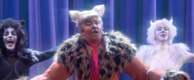 VIDEO: CONAN Wonders Why No One's Paying Attention to Trump-Themed CATS Revival Video