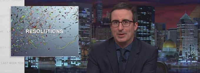 VIDEO: LAST WEEK TONIGHT's John Oliver Shares Revised New Year's Resolutions! Video
