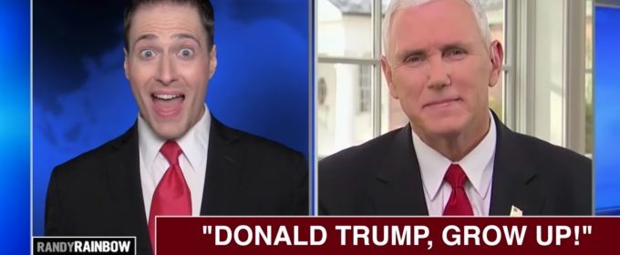 STAGE TUBE: Randy Rainbow Weighs in on Pence at HAMILTON with a Message for Donald… Video