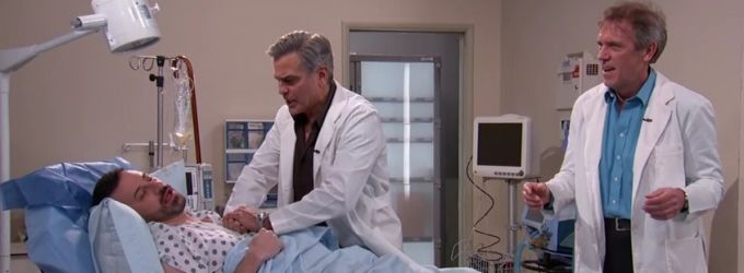 VIDEO: George Clooney Shows Off Rap Skills in JIMMY KIMMEL 'E.R.' Reunion! Video