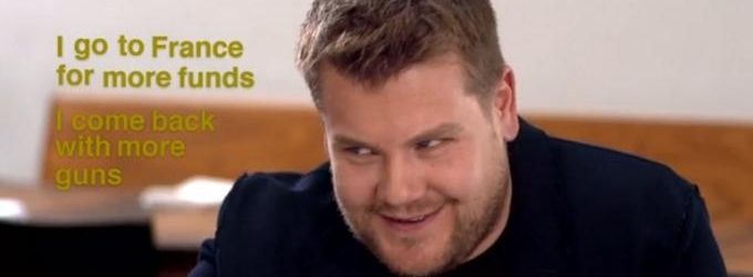 VIDEO: He's Ready for the Tonys! Watch James Corden Rap HAMILTON's 'Guns and Ships' Video