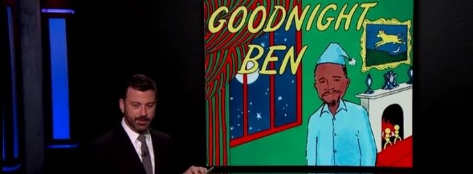 VIDEO: JIMMY KIMMEL Pays Tribute to Ben Carson with Children's Storybook 'Good Night… Video