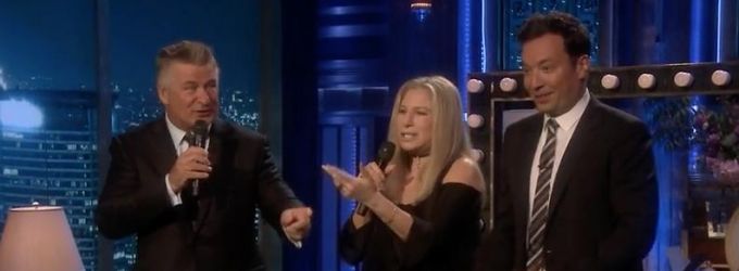 Must-Watch VIDEO: TONIGHT SHOW Outtake - After Goofs, Jimmy Fallon Joins Barbra… Video
