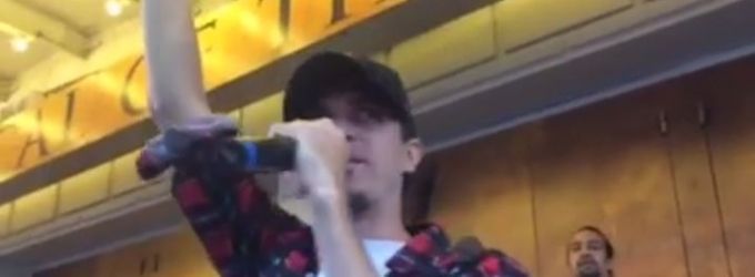 STAGE TUBE: Watsky Raps for the Crowd at #Ham4Ham Video