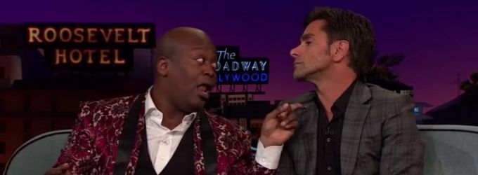 VIDEO: Tituss Burgess & John Stamos Perform 'Kiss the Girl' on LATE LATE SHOW Video