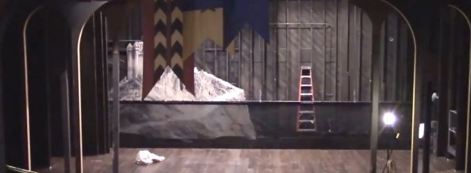 STAGE TUBE: Watch CAMELOT's Set Come Together in Time-Lapse at Westport Country… Video