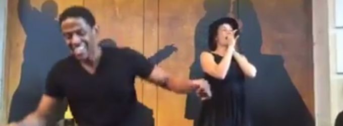 STAGE TUBE: Laura Benanti and Jared Grimes Sing and Tap to MY FAIR LADY at #Ham4Ham Video