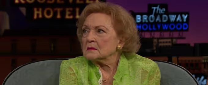 VIDEO: Betty White Shows Off Her Best Poker Face on LATE LATE SHOW Video