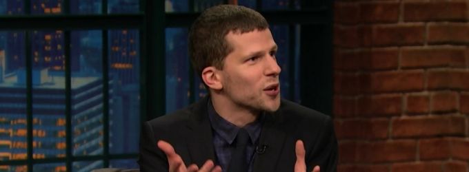 VIDEO: Jesse Eisenberg Talks Bringing THE SPOILS to the London Stage on 'Late Night' Video