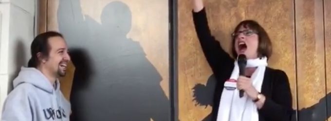 STAGE TUBE: Patti LuPone Gives Her Regards at #Ham4Ham! Video