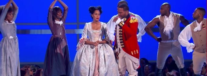 VIDEO: Tracee Ellis Ross & Anthony Anderson Open 2016 BET AWARDS with HAMILTON Parody Video