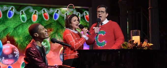 VIDEO: Norah Jones & Stephen Colbert Perform Holiday Classic on LATE SHOW Video