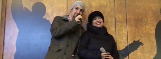 STAGE TUBE: It's a Magic Carpet Ride! Lin-Manuel Miranda and Lea Salonga Duet to 'A… Video
