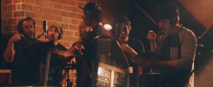 STAGE TUBE: ALADDIN Cast Records 'Angels We Have Heard On High' for CAROLS FOR A CURE Video