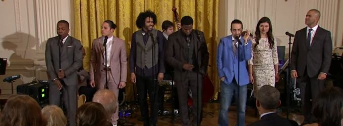VIDEO: Watch HAMILTON Cast Perform at White House + Obamas' Opening Remarks Video