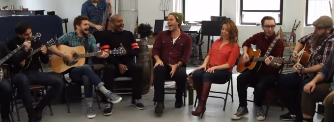 TV: In Rehearsal with Steven Pasquale, Leslie Kritzer and the Cast of THE ROBBER… Video