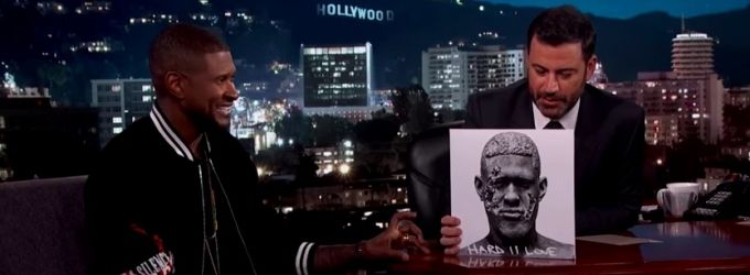 VIDEO: Usher Announces New Album, Shares Cover Art on JIMMY KIMMEL Video