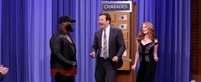 VIDEO: Jessica Chastain & Joe Manganiello Face Off in 'Charades' on TONIGHT SHOW Video