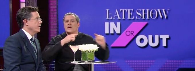 VIDEO: Isaac Mizrahi Teaches Stephen Colbert What's In or Out in Fashion Video