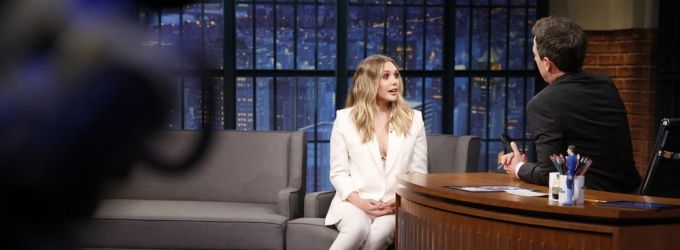 VIDEO: Elizabeth Olsen Recalls Her Unglamorous Off-Broadway Days on LATE NIGHT Video