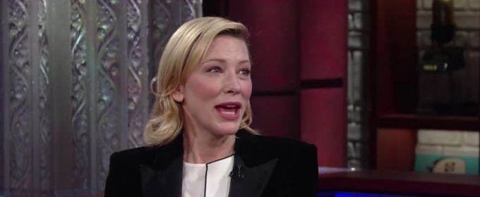 VIDEO: Cate Blanchett Says THE PRESENT Is Both Hilarious and Tragic Video