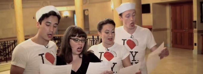 VIDEO: ON THE TOWN Cast Members Sing ABC's 'World News Now' in the Style of a Polka Video