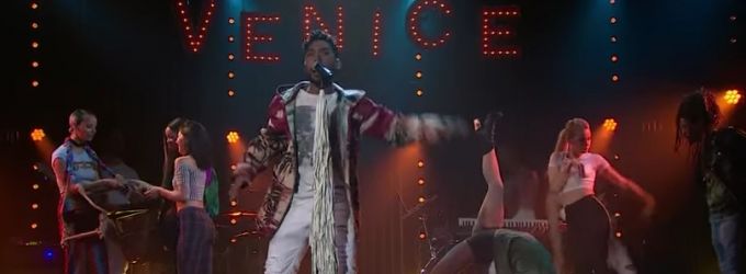 VIDEO: Miguel Performs 'Waves' on LATE LATE SHOW Video