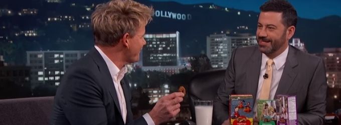 VIDEO: Gordon Ramsay Tries Girl Scout Cookies for First Time on JIMMY KIMMEL Video