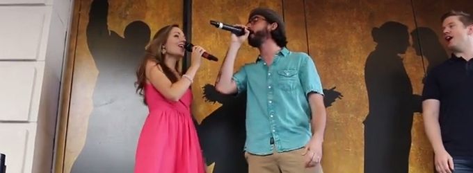 STAGE TUBE: Laura Osnes and Max Crumm Reunite for a GREASE Duet at #Ham4Ham Video
