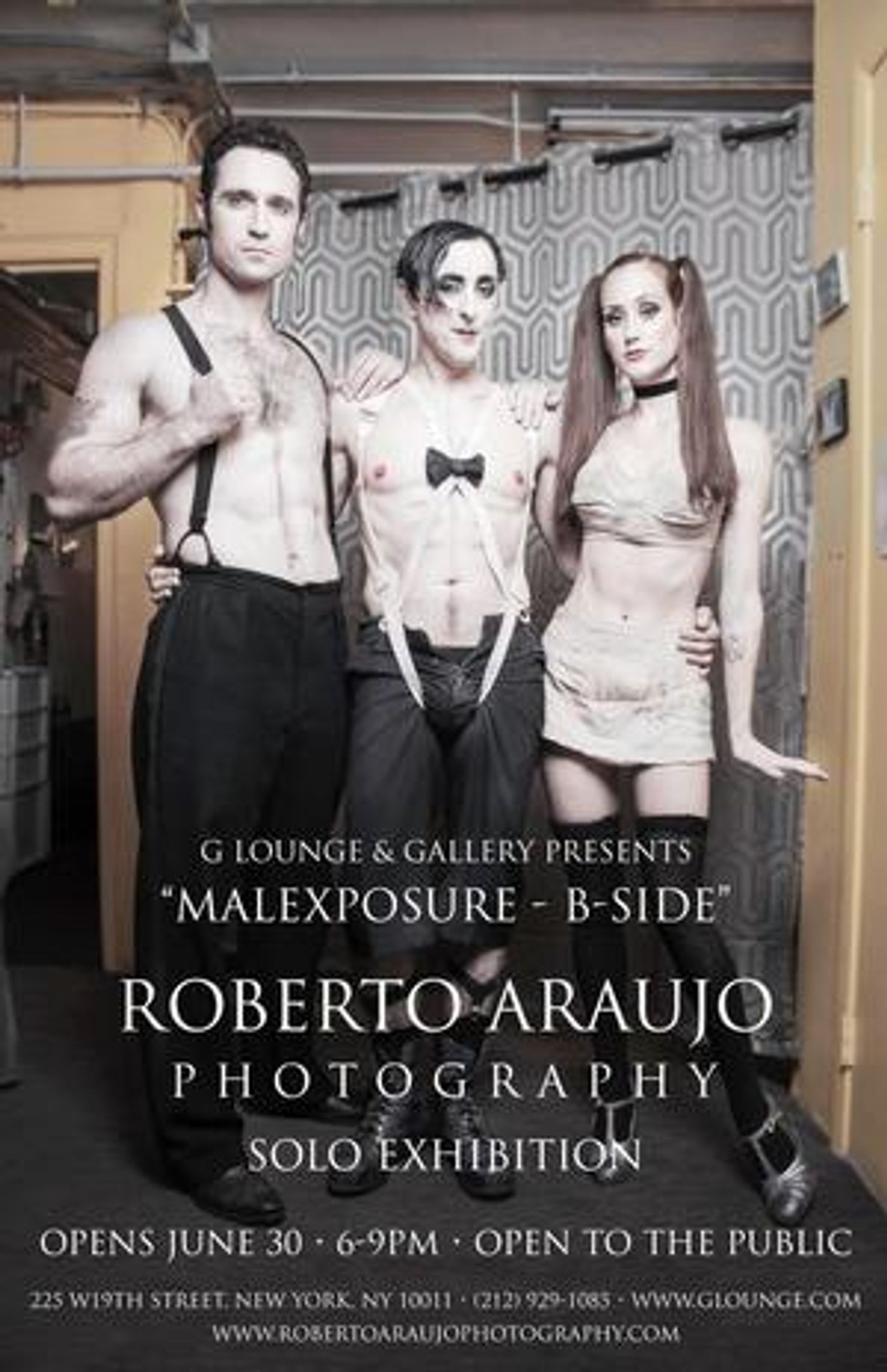 Photographer Roberto Araujo Shows the Sexy Side of Broadway in MALE EXPOSURE - B SIDES Exhibition, Opening Today  Image