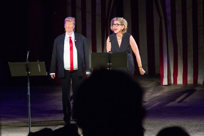 VIDEO: Meryl Streep, Christine Baranski Channel Donald Trump & More at Public… Video