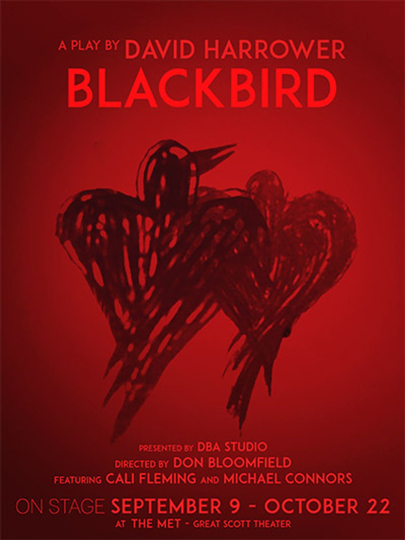 David Harrower's Dark Drama BLACKBIRD to Open 9/9 at The MET Theatre  Image