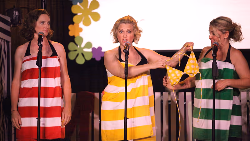 Review: THE BIKINIS Sing You Back to The Beach at Central Alabama Theater Image