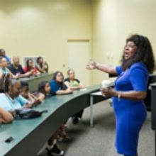 Motown Legend Martha Reeves visits Project Upward Bound Students at OU