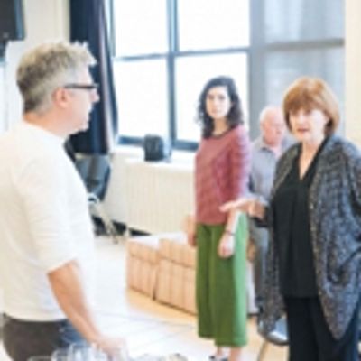 Photo Flash: In Rehearsal for ON THE SHORE OF THE WIDE WORLD at Atlantic Theater Company